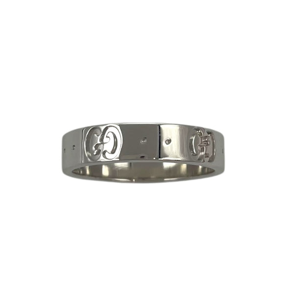グッチ GUCCI アイコンリング 750WG ジュエリー