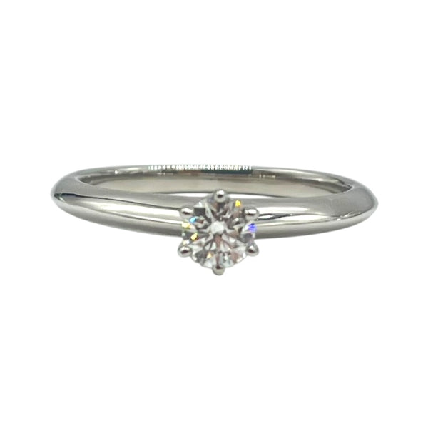 ティファニー TIFFANY＆CO ソリティアリング Pt950/ダイヤモンド ダイヤモンド ジュエリー