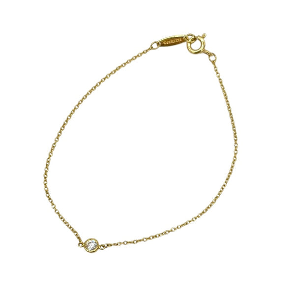 ティファニー TIFFANY＆CO バイザヤードブレス 750YG ジュエリー