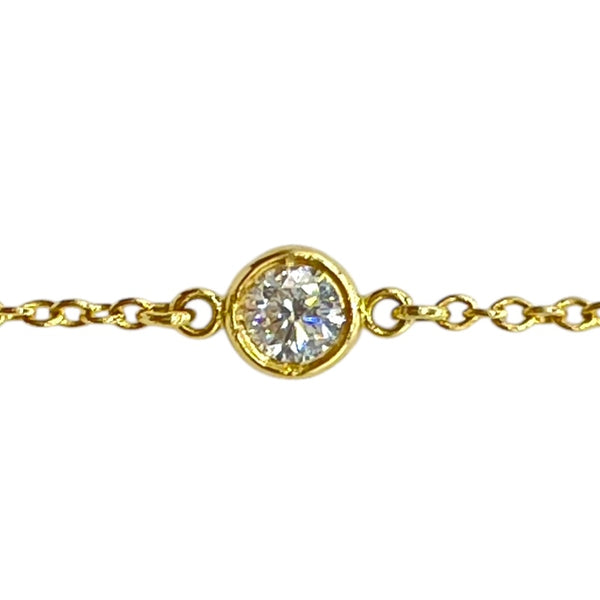 ティファニー TIFFANY＆CO バイザヤードブレス 750YG ジュエリー