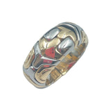 ブルガリ BVLGARI BVLGARI Rosenthal アルベアーレリング #53 K18×SS ジュエリー