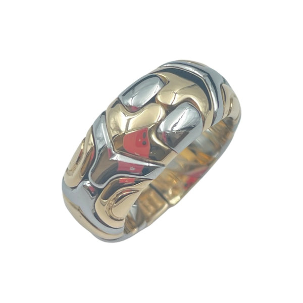 ブルガリ BVLGARI BVLGARI Rosenthal アルベアーレリング #53 K18×SS ジュエリー
