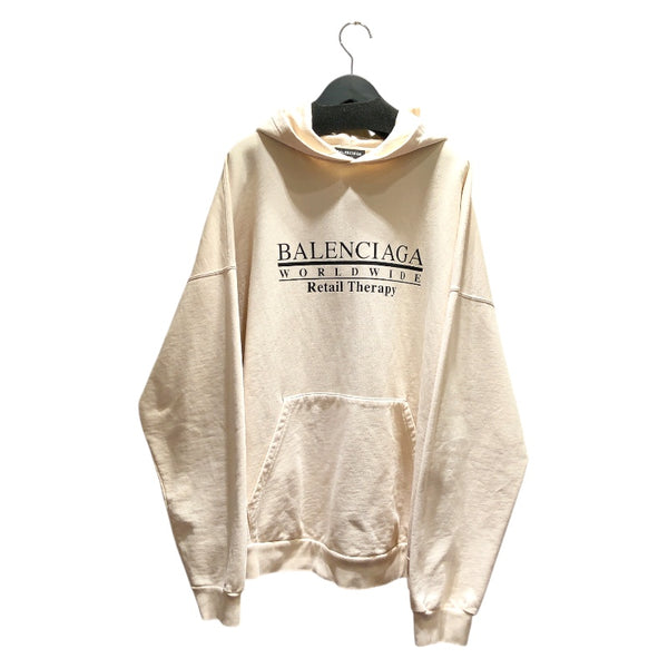 BALENCIAGAオーバーサイズパーカー タグ付新品Mサイズ パリオリンピック バレンシアガ BALENCIAGA オーバーサイズロゴパーカー