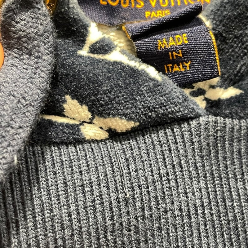 ルイ・ヴィトン LOUIS VUITTON モノグラムタウアリングパーカー FQST03 ネイビー コットン レディース パーカー