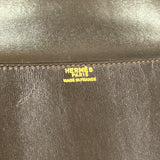 エルメス HERMES ショルダーバッグ 〇G刻印 ショコラ/ゴールド金具 ボックスカーフ ユニセックス ハンドバッグ