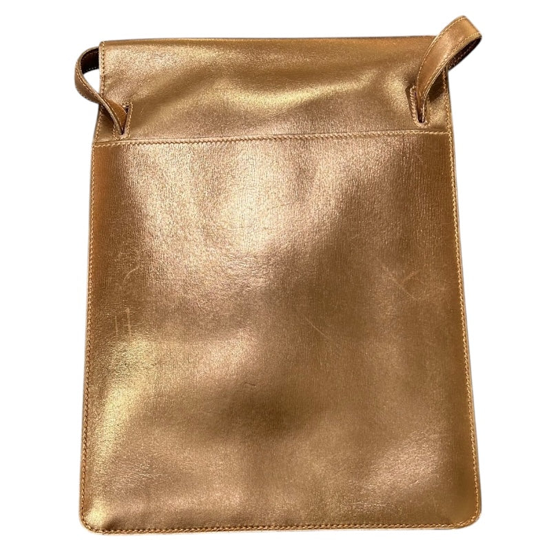 エルメス HERMES ショルダーバッグ 〇G刻印 ショコラ/ゴールド金具 ボックスカーフ ユニセックス ハンドバッグ