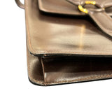 エルメス HERMES ショルダーバッグ 〇G刻印 ショコラ/ゴールド金具 ボックスカーフ ユニセックス ハンドバッグ