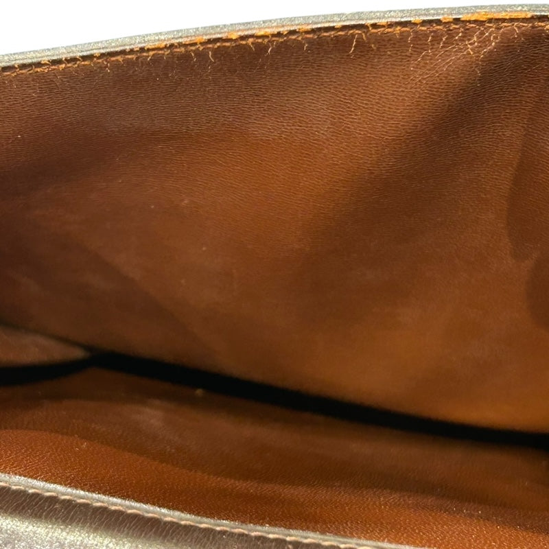 エルメス HERMES ショルダーバッグ 〇G刻印 ショコラ/ゴールド金具 ボックスカーフ ユニセックス ハンドバッグ