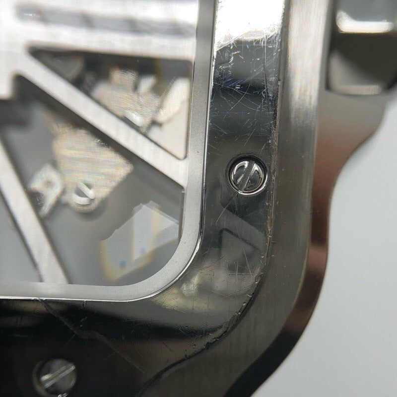 カルティエ Cartier サントス ドゥ カルティエ　スケルトンLM WHSA0007 SS メンズ 腕時計