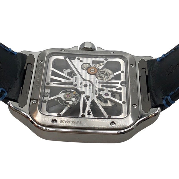 カルティエ Cartier サントス ドゥ カルティエ　スケルトンLM WHSA0007 SS メンズ 腕時計