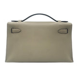 エルメス HERMES ポシェットケリー W刻 ベージュマルファ　GD金具 スイフト レディース ハンドバッグ
