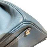 エルメス HERMES バーキン30 □M刻 ブルージーン シルバー金具 エプソン レディース ハンドバッグ