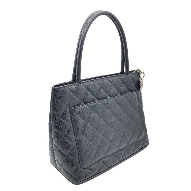シャネル CHANEL 復刻トート A01804 ブラック/SV金具 キャビア レディース トートバッグ