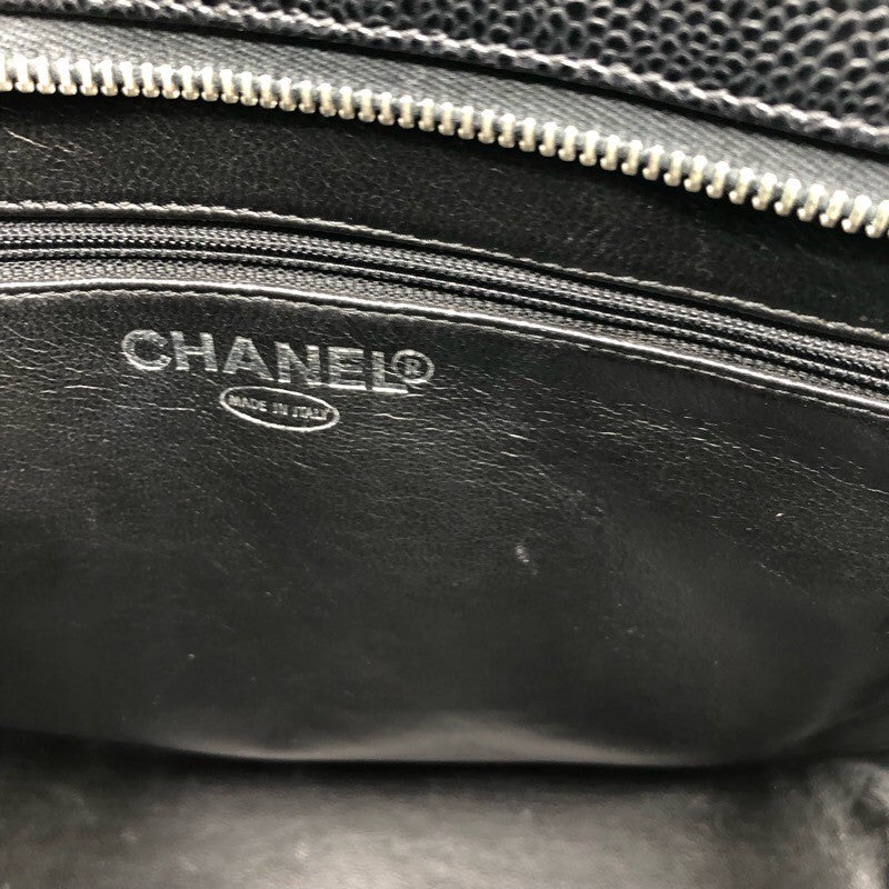 シャネル CHANEL 復刻トート A01804 ブラック/SV金具 キャビア レディース トートバッグ