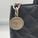 シャネル CHANEL 復刻トート A01804 ブラック/SV金具 キャビア レディース トートバッグ