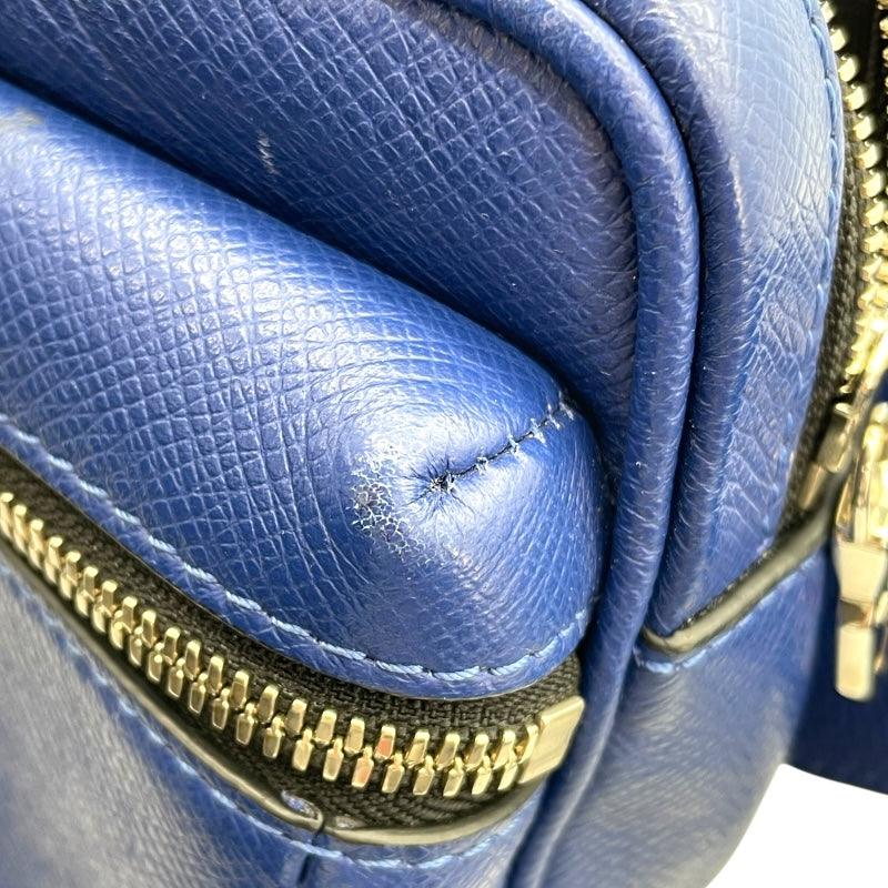 ルイ・ヴィトン LOUIS VUITTON バムバッグ・アウトドア M33455 ブルー タイガ ユニセックス ウエストバッグ