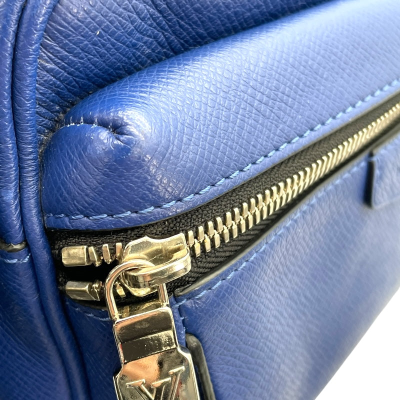 ルイ・ヴィトン LOUIS VUITTON バムバッグ・アウトドア M33455 ブルー タイガ ユニセックス ウエストバッグ