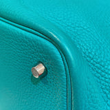 エルメス HERMES ピコタンロックMM C刻 ヴェールヴェローヌ シルバー金具 トリヨンクレマンス レディース ハンドバッグ