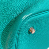 エルメス HERMES ピコタンロックMM C刻 ヴェールヴェローヌ シルバー金具 トリヨンクレマンス レディース ハンドバッグ