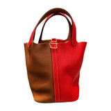 エルメス HERMES ピコタンロックPM カザック 本体のみ Y刻 ルージュクー/ゴールド　ゴールド金具 トリヨン レディース ハンドバッグ