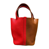 エルメス HERMES ピコタンロックPM カザック 本体のみ Y刻 ルージュクー/ゴールド　ゴールド金具 トリヨン レディース ハンドバッグ