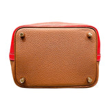 エルメス HERMES ピコタンロックPM カザック 本体のみ Y刻 ルージュクー/ゴールド　ゴールド金具 トリヨン レディース ハンドバッグ