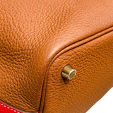 エルメス HERMES ピコタンロックPM カザック 本体のみ Y刻 ルージュクー/ゴールド　ゴールド金具 トリヨン レディース ハンドバッグ