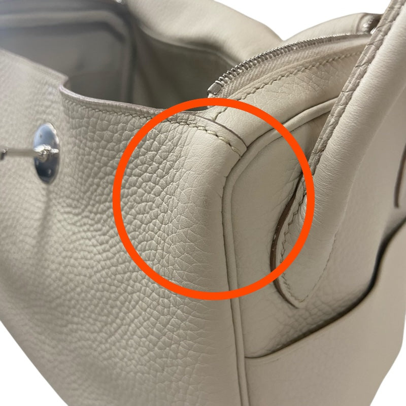 エルメス HERMES リンディ26 D刻 べトン シルバー金具 トリヨンクレマンス レディース ショルダーバッグ