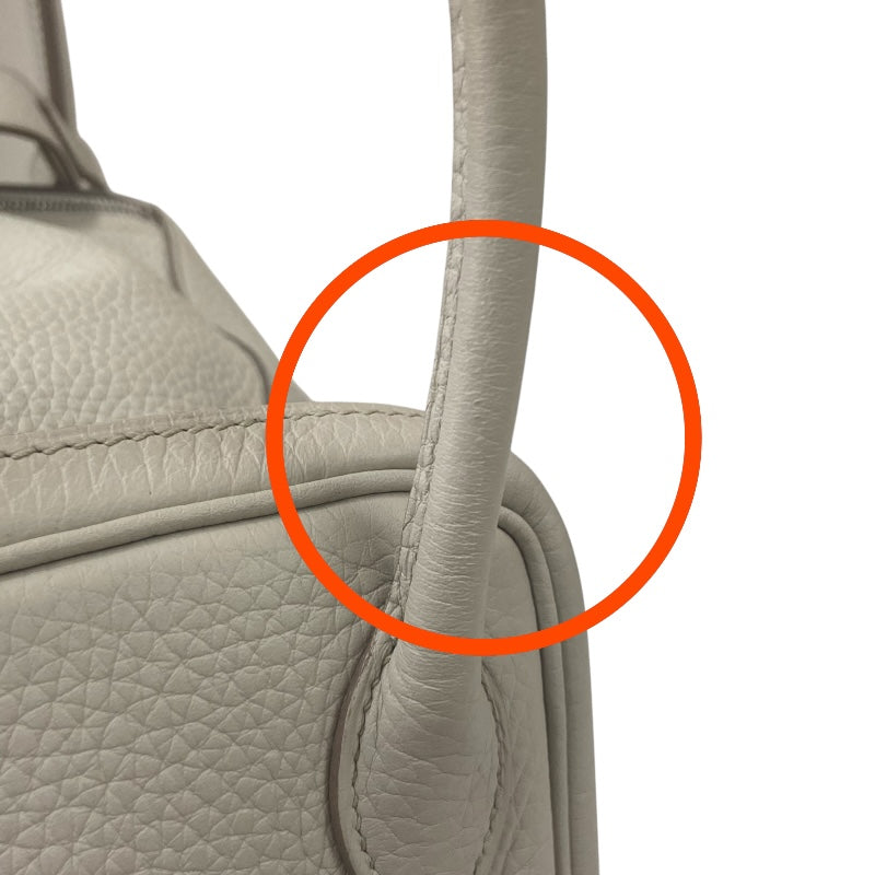 エルメス HERMES リンディ26 D刻 べトン シルバー金具 トリヨンクレマンス レディース ショルダーバッグ