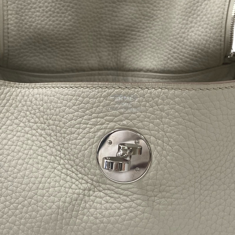エルメス HERMES リンディ26 D刻 べトン シルバー金具 トリヨンクレマンス レディース ショルダーバッグ