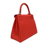 エルメス HERMES ケリー28 内縫い U刻 ローズアザレ シルバー金具 トリヨン レディース ハンドバッグ