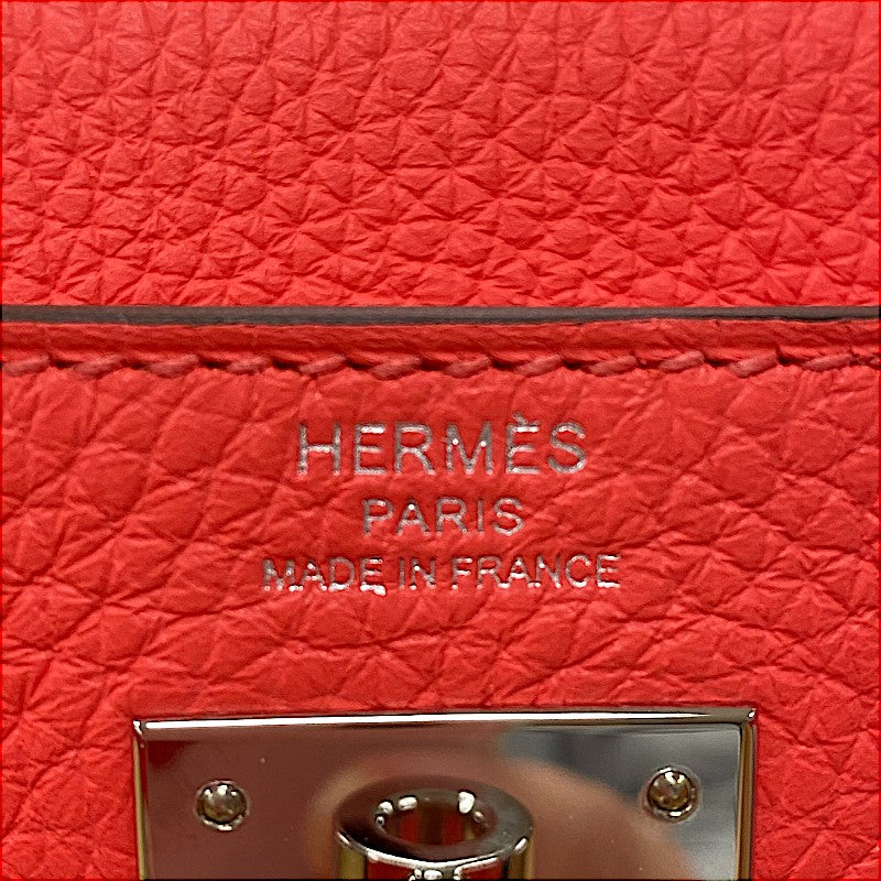 エルメス HERMES ケリー28 内縫い U刻 ローズアザレ シルバー金具 トリヨン レディース ハンドバッグ