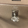 エルメス HERMES ケリー25 内縫い B刻印 エトゥープ シルバー金具 トゴ レディース ショルダーバッグ