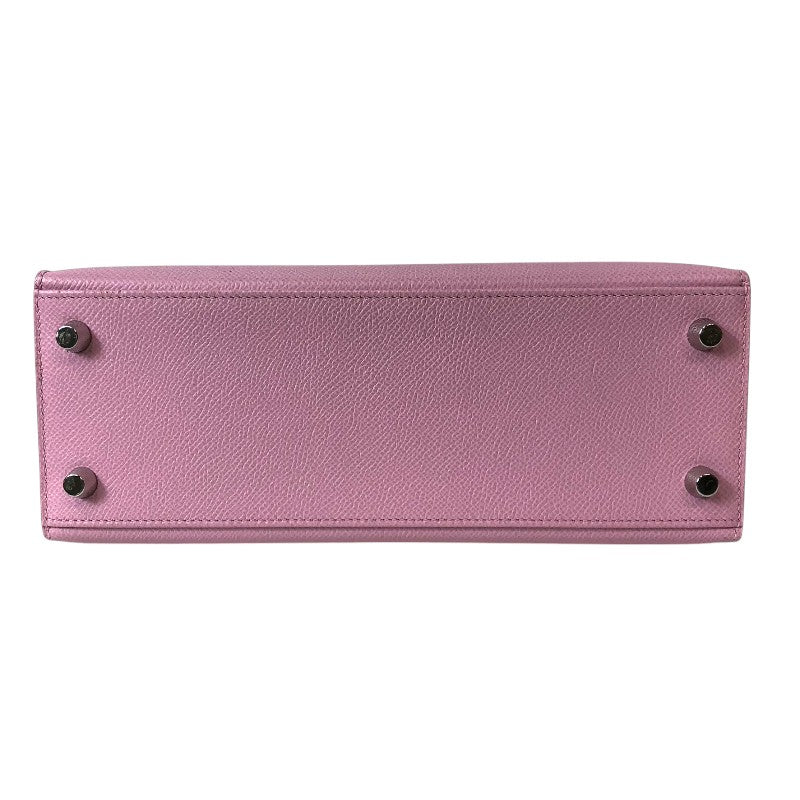 エルメス HERMES ケリー25 外縫い U刻印 モーヴシルベストル シルバー金具 エプソン レディース ショルダーバッグ