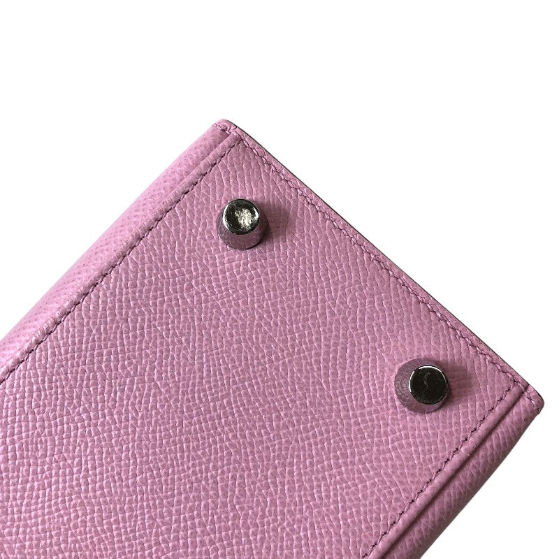 エルメス HERMES ケリー25 外縫い U刻印 モーヴシルベストル シルバー金具 エプソン レディース ショルダーバッグ