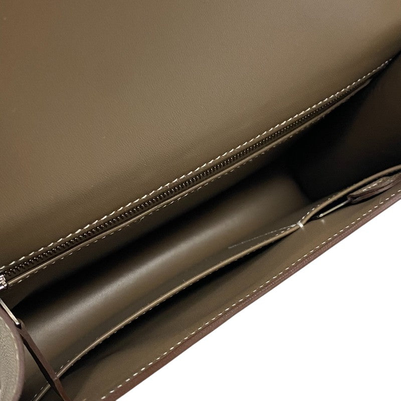 エルメス HERMES コンスタンス1 24 W刻 エトゥープ シルバー金具 エプソン レディース ショルダーバッグ