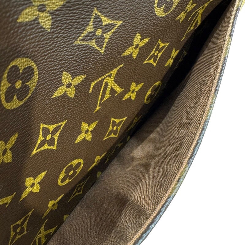 ルイ・ヴィトン LOUIS VUITTON ソローニュ M42250 ブラウン PVC モノグラム レディース ショルダーバッグ