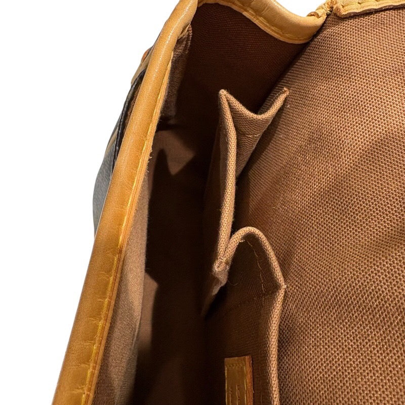 ルイ・ヴィトン LOUIS VUITTON ソローニュ M42250 ブラウン PVC モノグラム レディース ショルダーバッグ