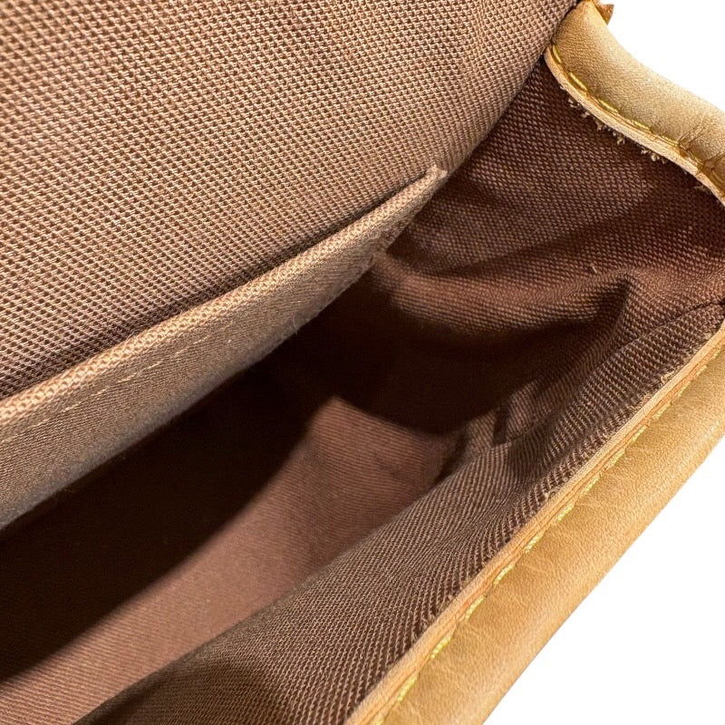 ルイ・ヴィトン LOUIS VUITTON ソローニュ M42250 ブラウン PVC モノグラム レディース ショルダーバッグ