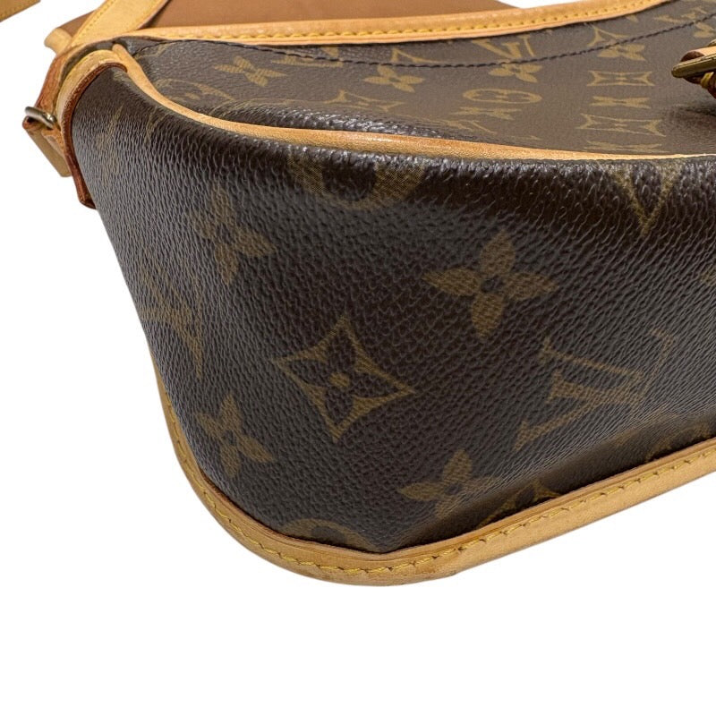 ルイ・ヴィトン LOUIS VUITTON ソローニュ M42250 ブラウン PVC モノグラム レディース ショルダーバッグ