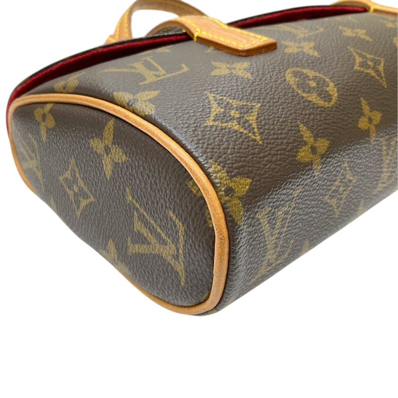 ルイ・ヴィトン LOUIS VUITTON ソナチネ M51902 ブラウン モノグラム・キャンバス/レザー  レディース ハンドバッグ
