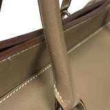 エルメス HERMES ツールボックス26 □N刻 エトゥープ シルバー金具 スイフト レディース ハンドバッグ