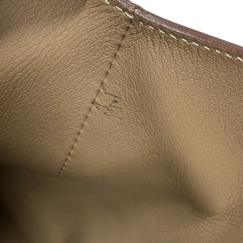 エルメス HERMES ツールボックス26 □N刻 エトゥープ シルバー金具 スイフト レディース ハンドバッグ