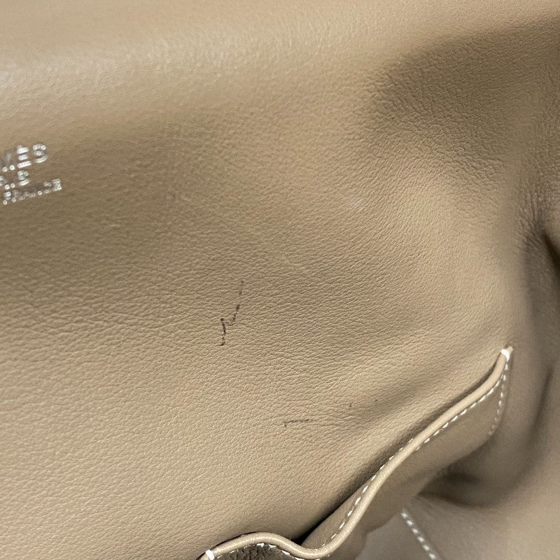 エルメス HERMES ツールボックス26 □N刻 エトゥープ シルバー金具 スイフト レディース ハンドバッグ
