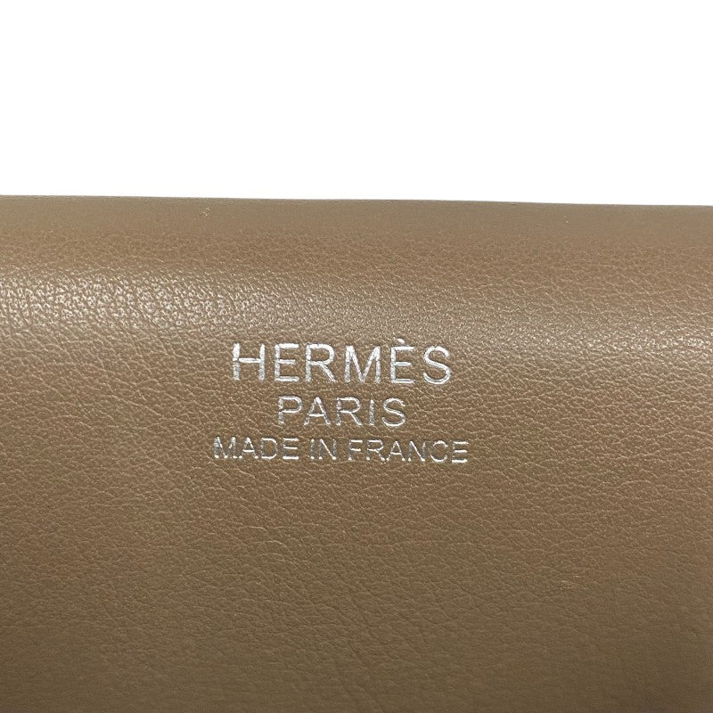 エルメス HERMES ツールボックス26 □N刻 エトゥープ シルバー金具 スイフト レディース ハンドバッグ
