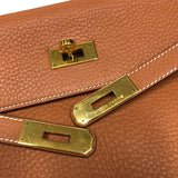 エルメス HERMES ケリー35 内縫い □C刻 フォーブ ゴールド金具 フィヨルド レディース ハンドバッグ