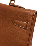 エルメス HERMES ケリー35 内縫い □C刻 フォーブ ゴールド金具 フィヨルド レディース ハンドバッグ