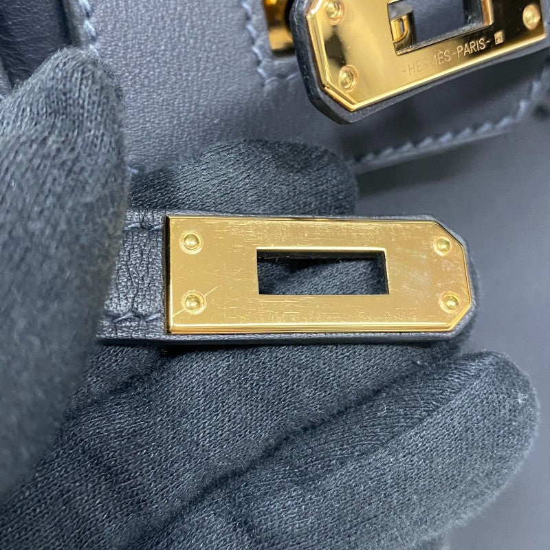 エルメス HERMES バーキン25 B刻 キャバン ピンクゴールド金具 スイフト レディース ハンドバッグ