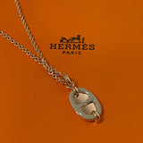 エルメス HERMES ミニマイヨンPM マロングラッセ×ピンクゴールド メタル/エナメル レディース ネックレス