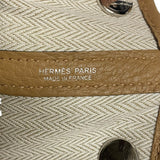 エルメス HERMES ガーデンパーティTPM B刻 ビスキュイ シルバー金具 ネゴンダ レディース トートバッグ